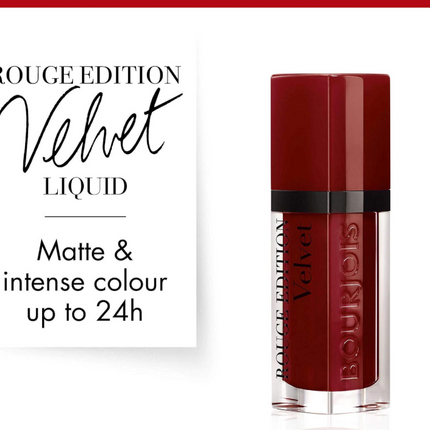 Bourjois Rouge Edition Velvet 24h Liquid Lipstick 19 Jolie De Vin