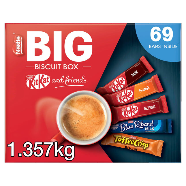 Nestle KitKat And Friends - Big Biscuit Box - 69 Assorted Biscuit Bars
