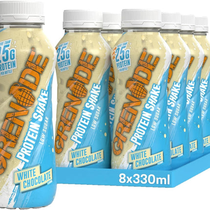 Grenade Carb Killa High Protein Shake 8x330ml 24g of protein per bottle GMO free