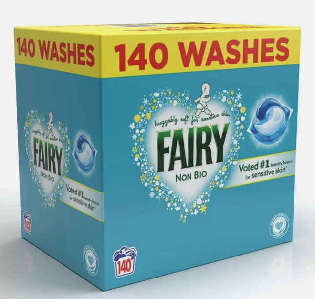 Fairy Non Bio Pods, 140 Wash