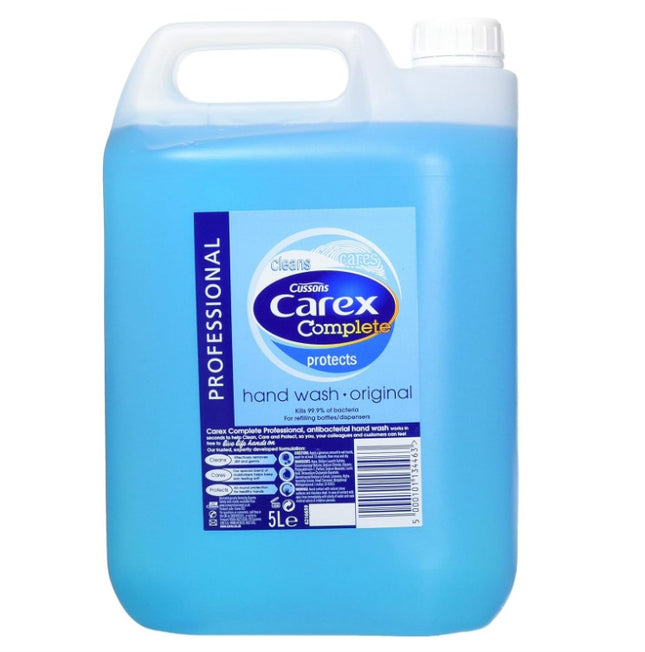 Carex Original Professional Antibacterial Hand Wash - Kills 99.9% of 5 Litre