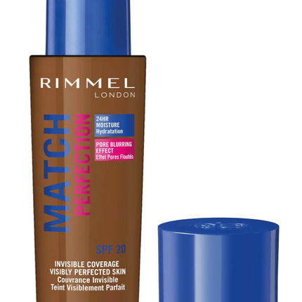 Rimmel London Match Perfection Foundation 601 Soft Chocolate