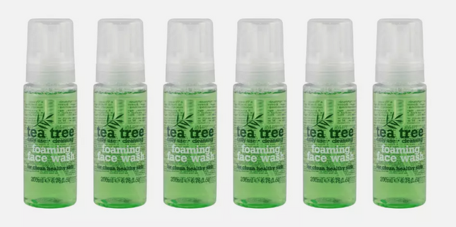 Tea Tree Foaming Face Wash 200ML x 6