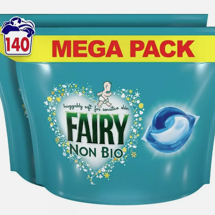 Fairy Non Bio Pods, 140 Wash