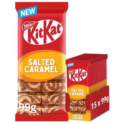 KitKat Salted Caramel Chocolate Sharing Bar 15x99g 