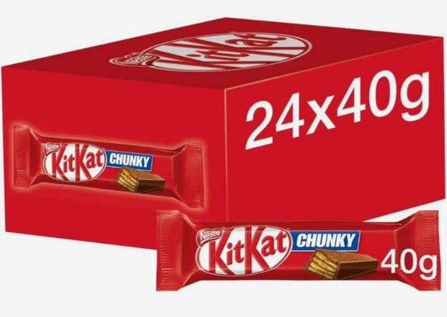 KitKat Chunky Milk Chocolate Bar 24x40g