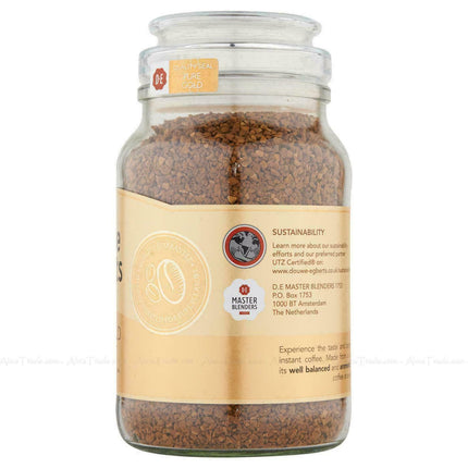 Douwe Egberts Pure Gold Medium Roast Ground Instant Coffee Granules Jar 400g