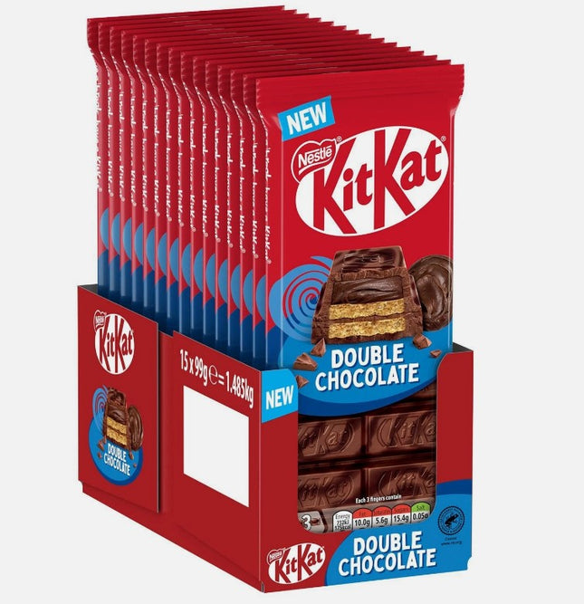 KitKat Double Chocolate Sharing Bar 15x99g