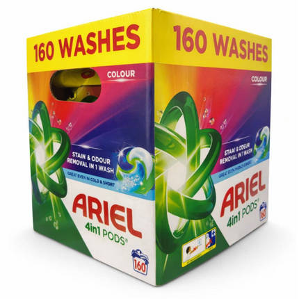 Ariel 4 in 1 Colour Washing Pods 160 Washes