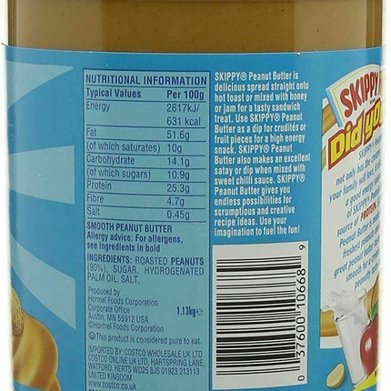 Skippy Smooth Peanut Butter - 1.13kg