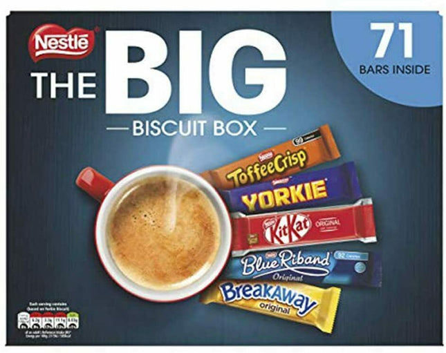 Nestle The Big Biscuit Box 71 Bars Variety Mix Assorted Chocolate Nestlé Biscuit