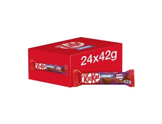 KitKat Chunky Crunchy Double Chocolate Bar 2x42g