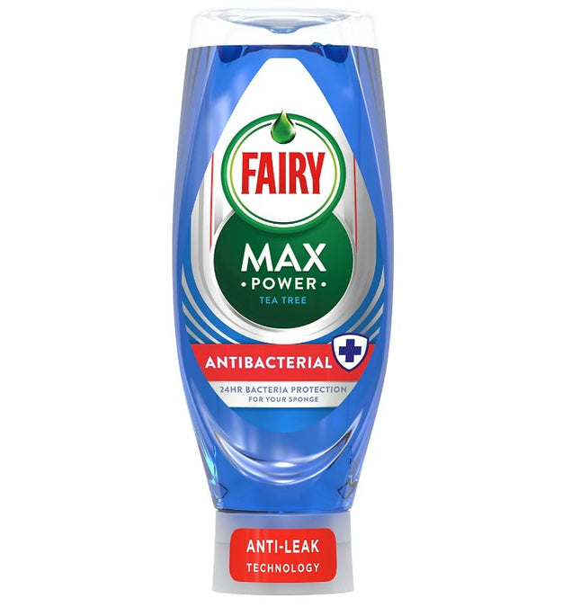 Fairy Max Power Tea Tree Dish Soap, 640ml