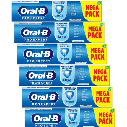 Oral-B Pro-Expert Professional Protection Toothpaste Pack 6 x 125ml