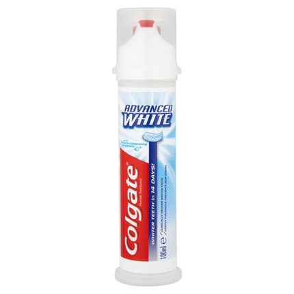 Colgate Advanced White Toothpaste Pump 100 ml x 6
