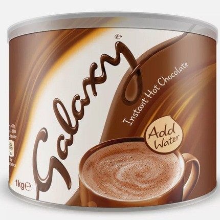Galaxy Instant Hot Chocolate Drink Powder 1kg Tin