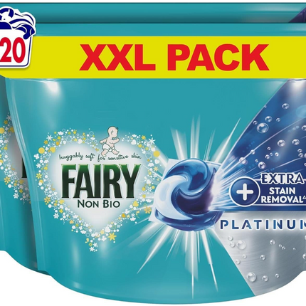 Fairy Non Bio Platinum Plus Pods 120 Washes