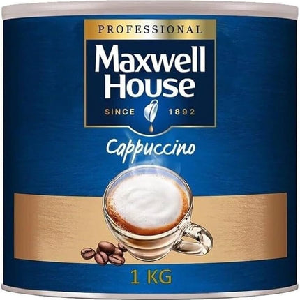 Maxwell House Cappuccino 73 Servings Instant Coffee 1kg Tin